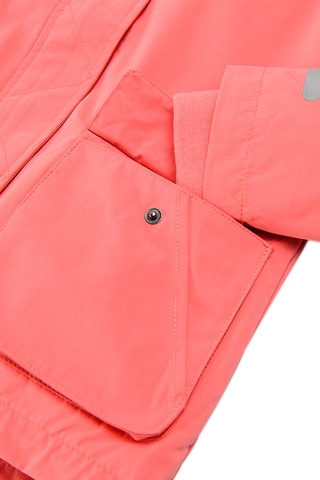 Parka met Capuchon Koraalrood