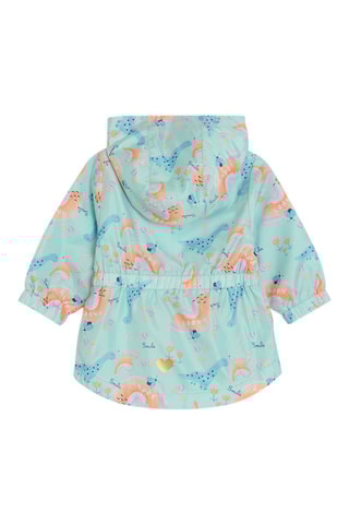 Parka met Capuchon Turquoise