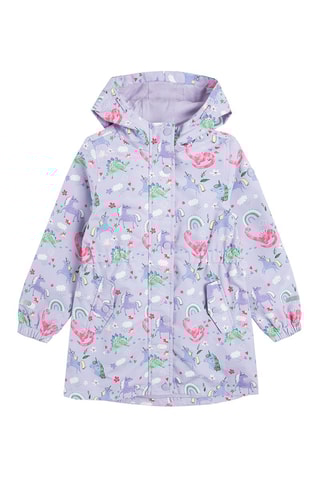 Parka met Capuchon Lichtpaars