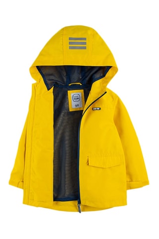 Parka met Capuchon Geel