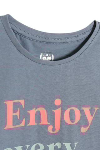 T-shirt Blauw