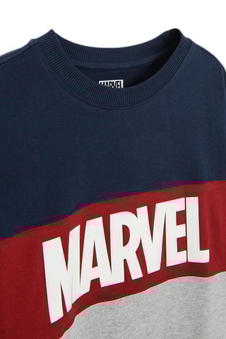T-shirt Man Avengers Marvel - Gemêleerd Lichtgrijs