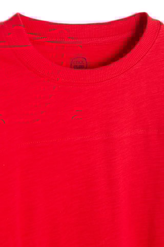 T-shirt - gemêleerd rood 