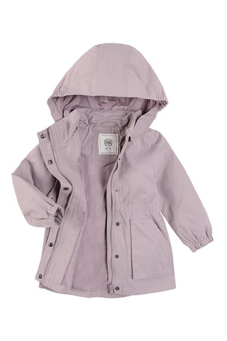 Parka met Capuchon Lichtpaars