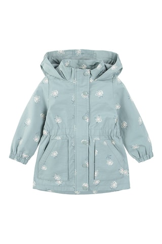 Parka met Capuchon Lichtblauw