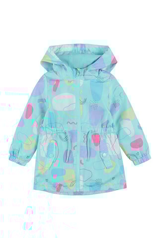 Parka met Capuchon Turquoise
