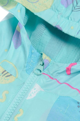 Parka met Capuchon Turquoise