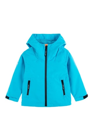 Parka met Capuchon Turquoise