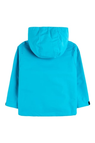 Parka met Capuchon Turquoise