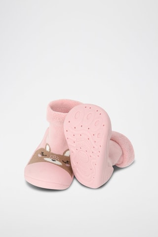 Chaussons-chaussettes - Rose