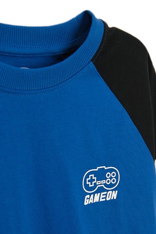 T-shirt - koningsblauw