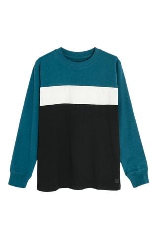 T-shirt - Petrolblauw