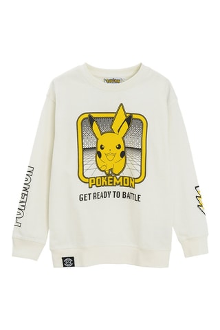Sweater Pikachu Pokémon - Wit