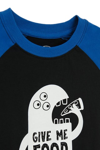 Sweater - zwart en donkerblauw
