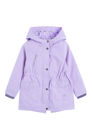 Parka met Capuchon Lichtpaars