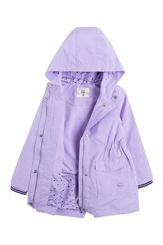 Parka met Capuchon Lichtpaars