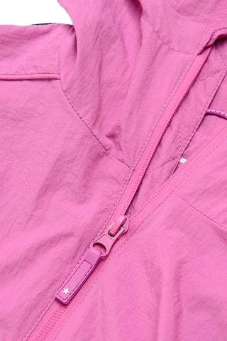Windjack met Capuchon Fuchsia