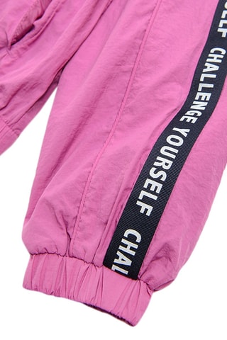 Windjack met Capuchon Fuchsia