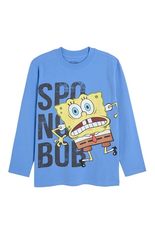 T-shirt SpongeBob Lichtblauw