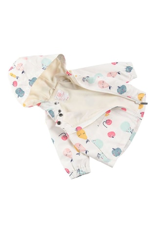 Parka met Capuchon Ecru