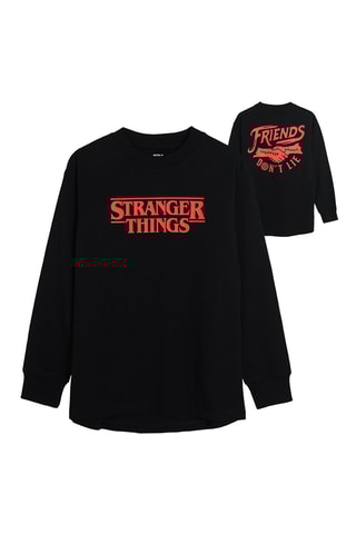Sweater Stranger Things Zwart