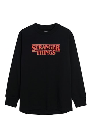 Sweater Stranger Things Zwart
