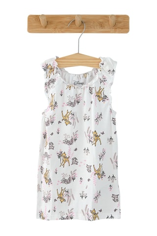 3 Hemden Bambi en Stampertje Bambi Disney Grijs en Poederroze