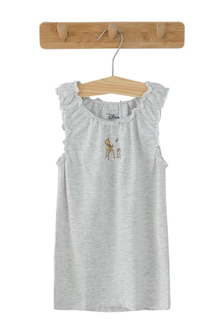3 Hemden Bambi en Stampertje Bambi Disney Grijs en Poederroze
