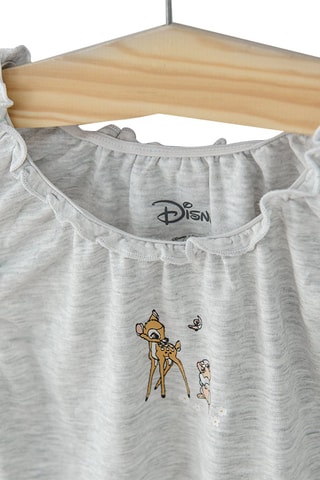 3 Hemden Bambi en Stampertje Bambi Disney Grijs en Poederroze