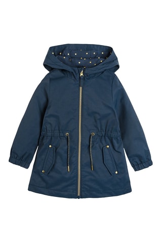 Parka met Capuchon Marineblauw