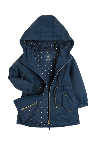 Parka met Capuchon Marineblauw