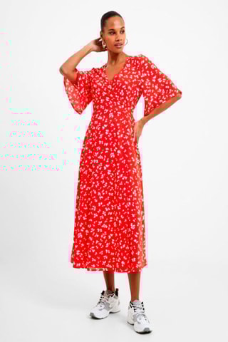 Robe portefeuille Wrap - Rouge
