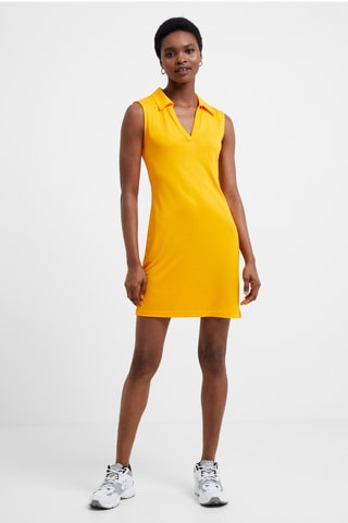 Robe polo Meadow - Jaune
