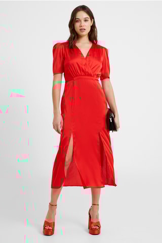 Midi-jurk Eso - Rood