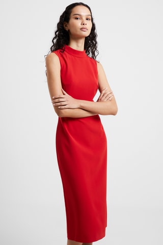 Robe midi Echo - Rouge