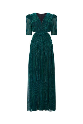 Robe longue Sparkle - Vert foncé