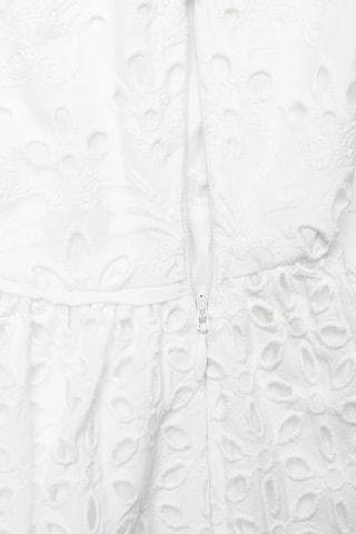 Robe patineuse en broderie anglaise Alissa - Blanc