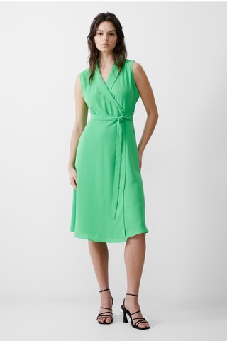 Wikkeljurk Sleeveless - Groen