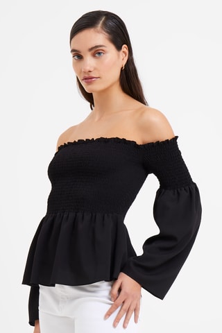 Top Crepe - Zwart