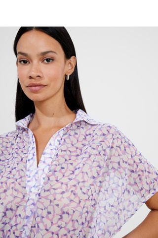 Blouse Vee - Paars