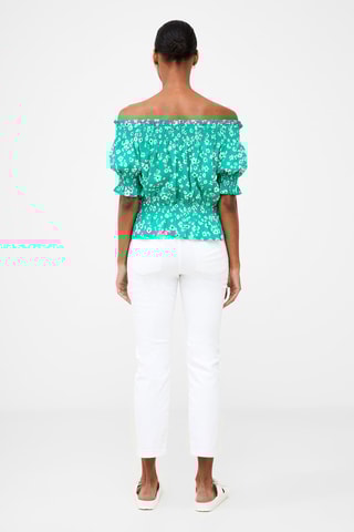 Top Shirred - Groen