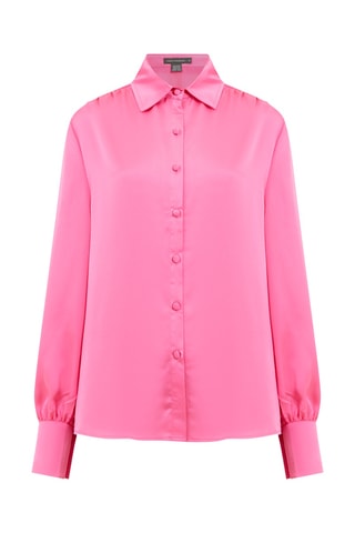 Satijnen Blouse - Roze