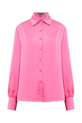 Satijnen Blouse - Roze