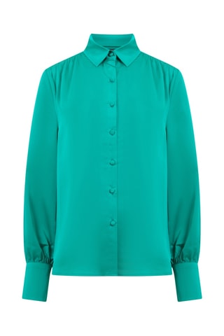Satijnen Blouse - Groen