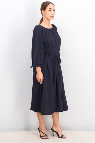 Midi-jurk Ezmiya - Marineblauw