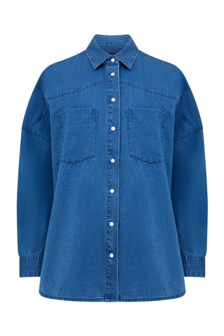 Spijkerblouse Zaves - Donkerblauw