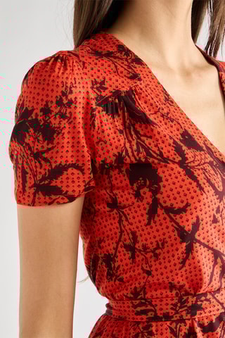 Robe droite - Rouge