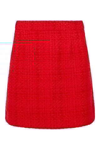 Tweed Rok Azzurra - Rood