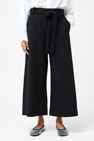 Broek Wide Legs Whisper - Zwart
