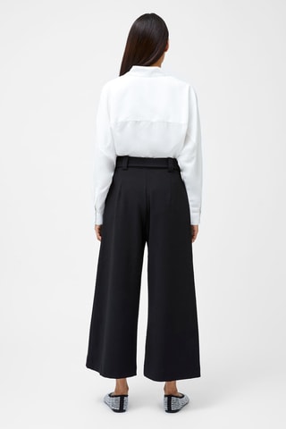 Broek Wide Legs Whisper - Zwart
